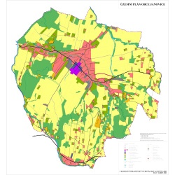 �zemn� pl�n obce Janovice
